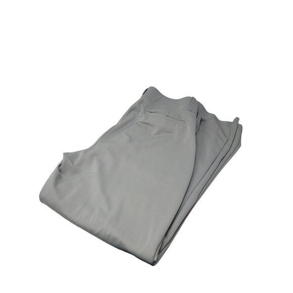 Adidas Baseball Softball Pants Men's Size XL Gray Straight Leg Climalite - Picture 1 of 7